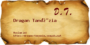 Dragan Tanázia névjegykártya